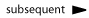 subsequent